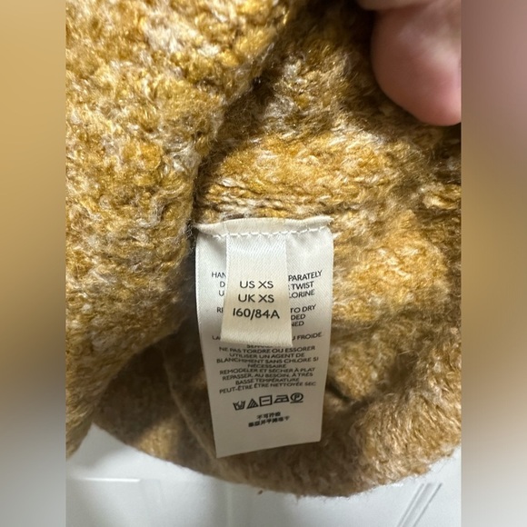 FREE PEOPLE Moira Sweater Honeycomb Slouchy $148 Long Sleeves Oversized Sz XS - Picture 4 of 5